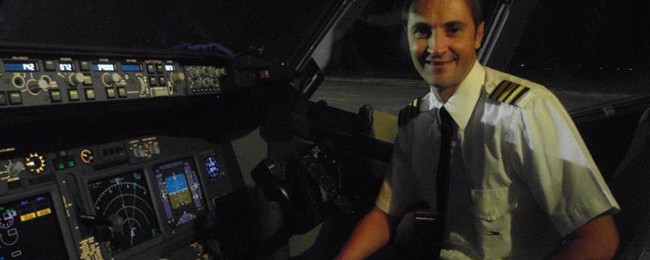 Un piloto pampeano, en la tripulación de un vuelo que frustró el secuestro de tres mujeres