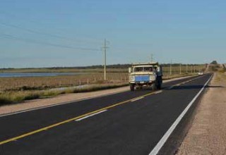 Giai “las obras viales avanzan en La Pampa”.