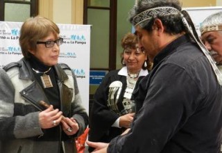 Ministra Teresa Parodi en el Ministerio de Bienestar Social