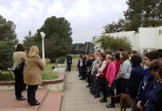 La Ministra Jacqueline Evangelista visitó el Instituto Agrotecnico Alpachiri.