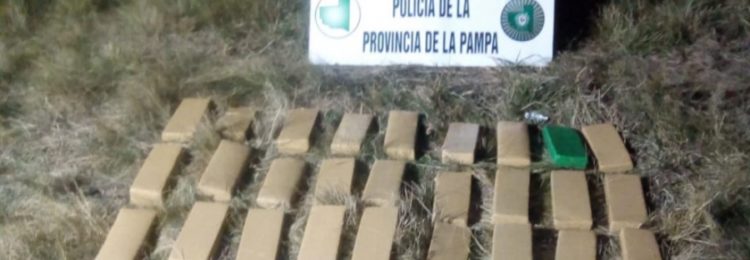 Secuestran 50 kilos de marihuana