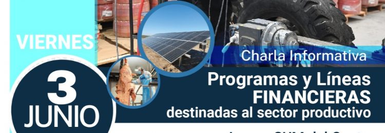 Charla informativa sobre líneas financieras en General Acha