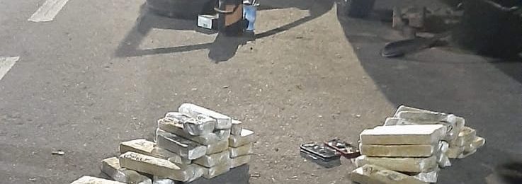 Secuestraron 24 kilos de marihuana en el Puesto Caminero Catriló