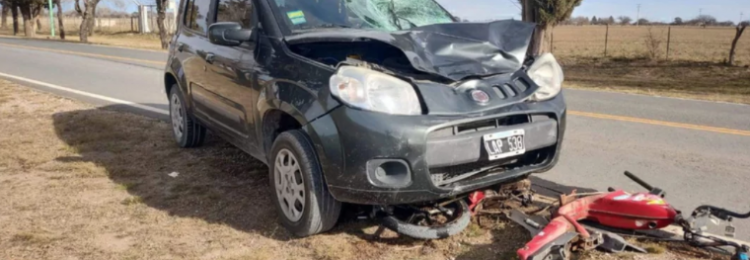 Murió un motociclista en el ingreso a Bernasconi