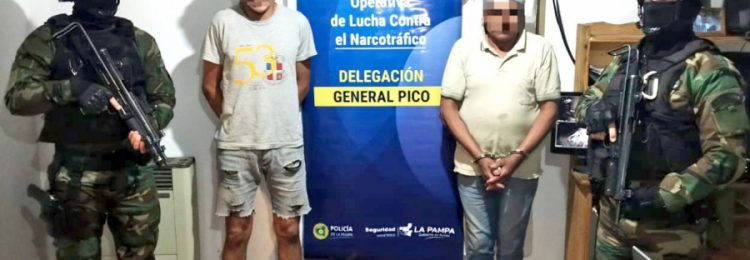 Secuestran droga y detienen a dos personas en General Pico