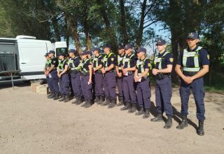 Aspirantes a Agentes de la Policía realizaron prácticas en el terreno