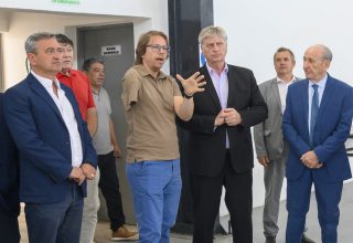 Ziliotto recorrió la Planta de Tratamiento de Residuos Biopatogénicos