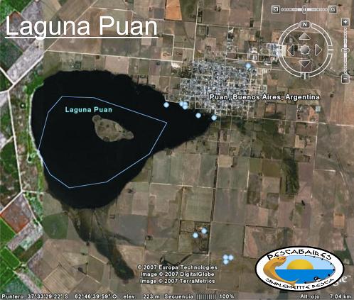 laguna Puan desde el Aire