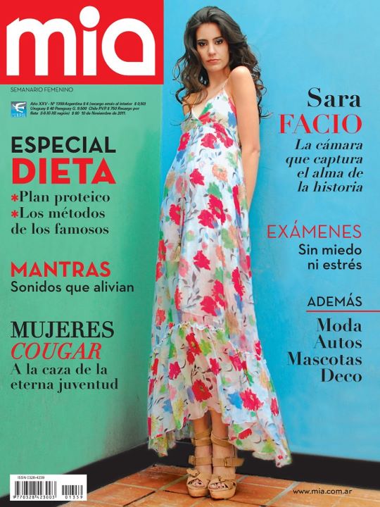Tania Castagno - Tapa Revista Mia